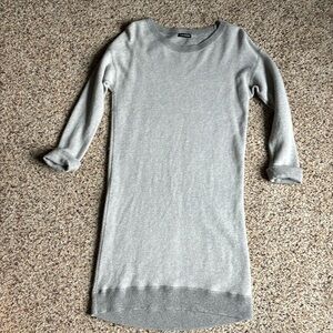 Club Monaco small gray cashmere angora blend dress